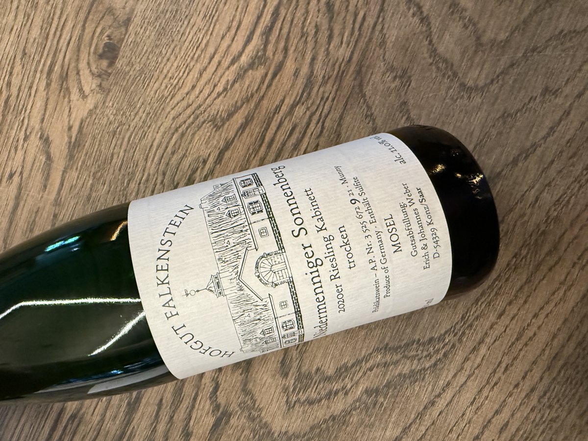 NIEDERMENNINGER SONNENBERG KABINETT TROCKEN MUNNY AP9 2020